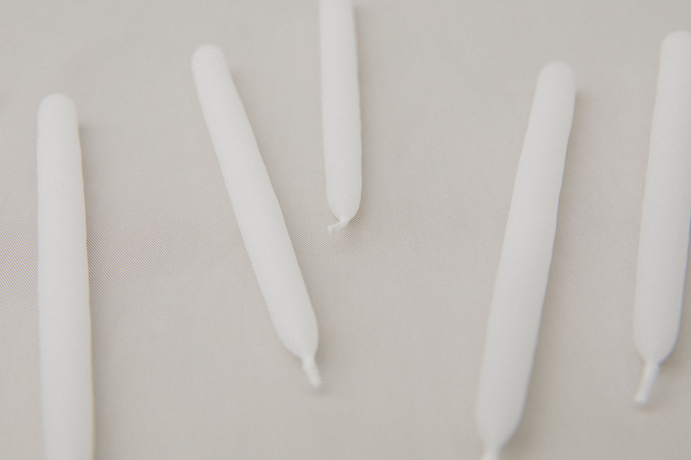 Pack of six straight CANDLE S