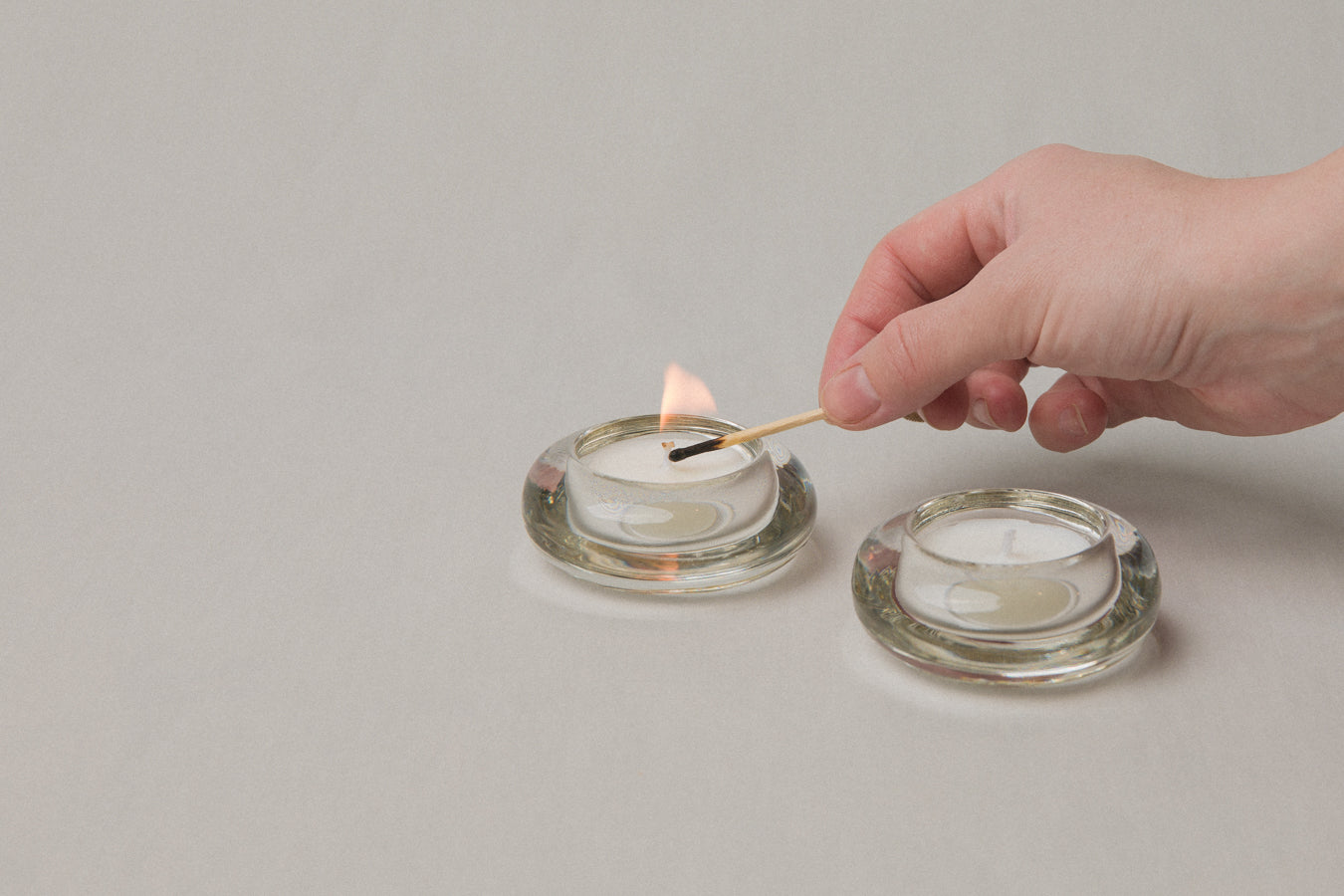 Set of two TEALIGHT HOLDER