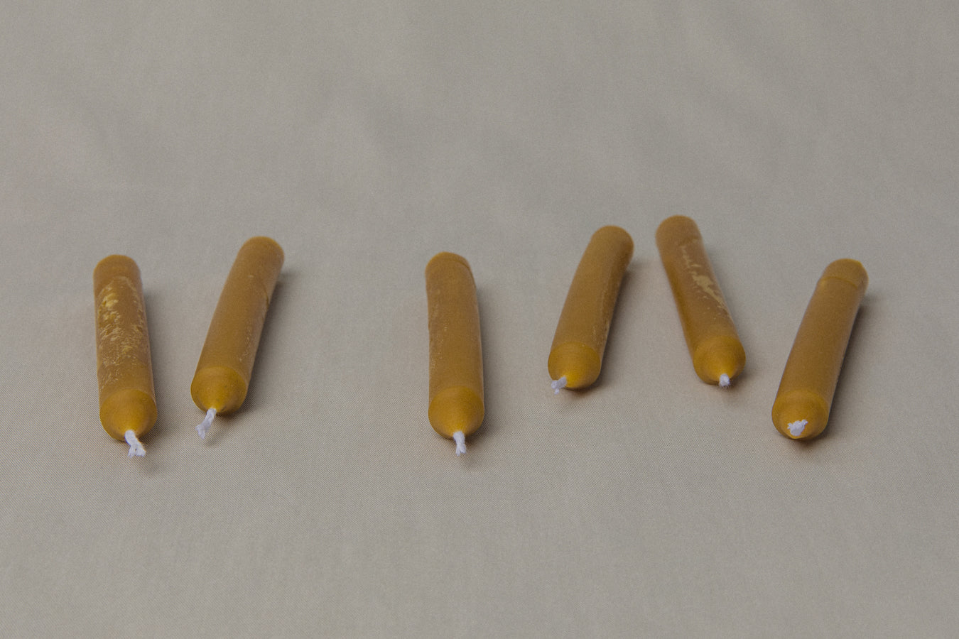 Beeswax CANDLE set of six