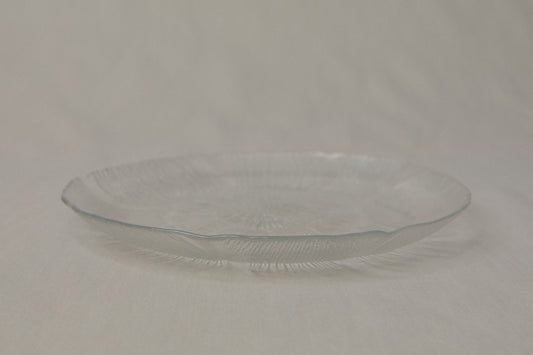 Textured glass DESSERT PLATE _ 1200