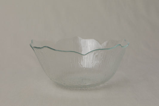 Textured glass BOWL large _ 1208
