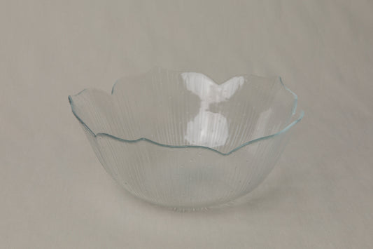 Textured glass BOWL extra large _ 1209