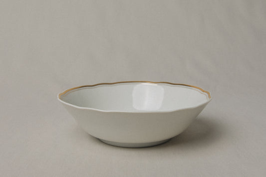Vintage porcelain BOWL with gold stripe _ 1227