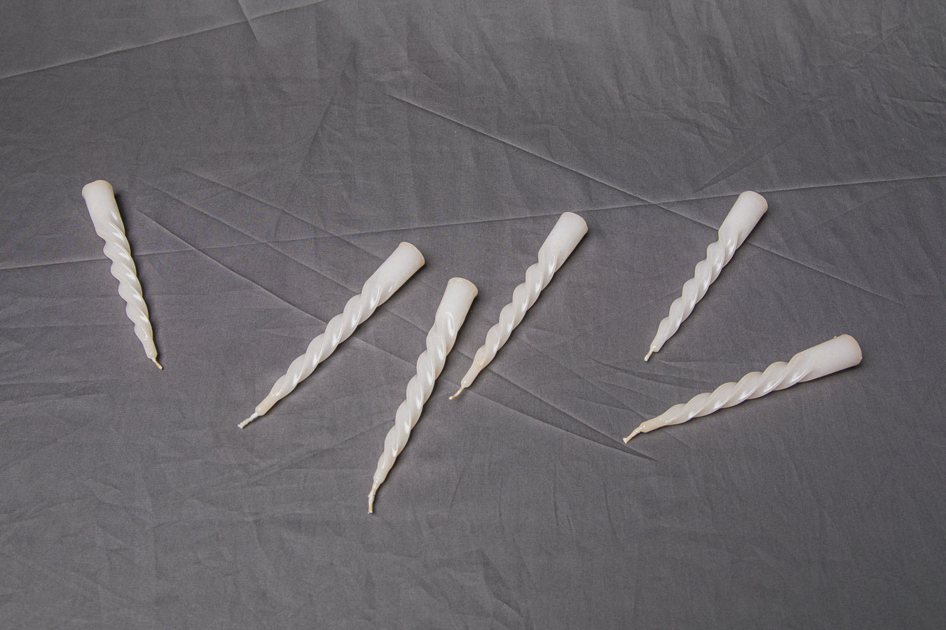 Pack of six spiral CANDLE small