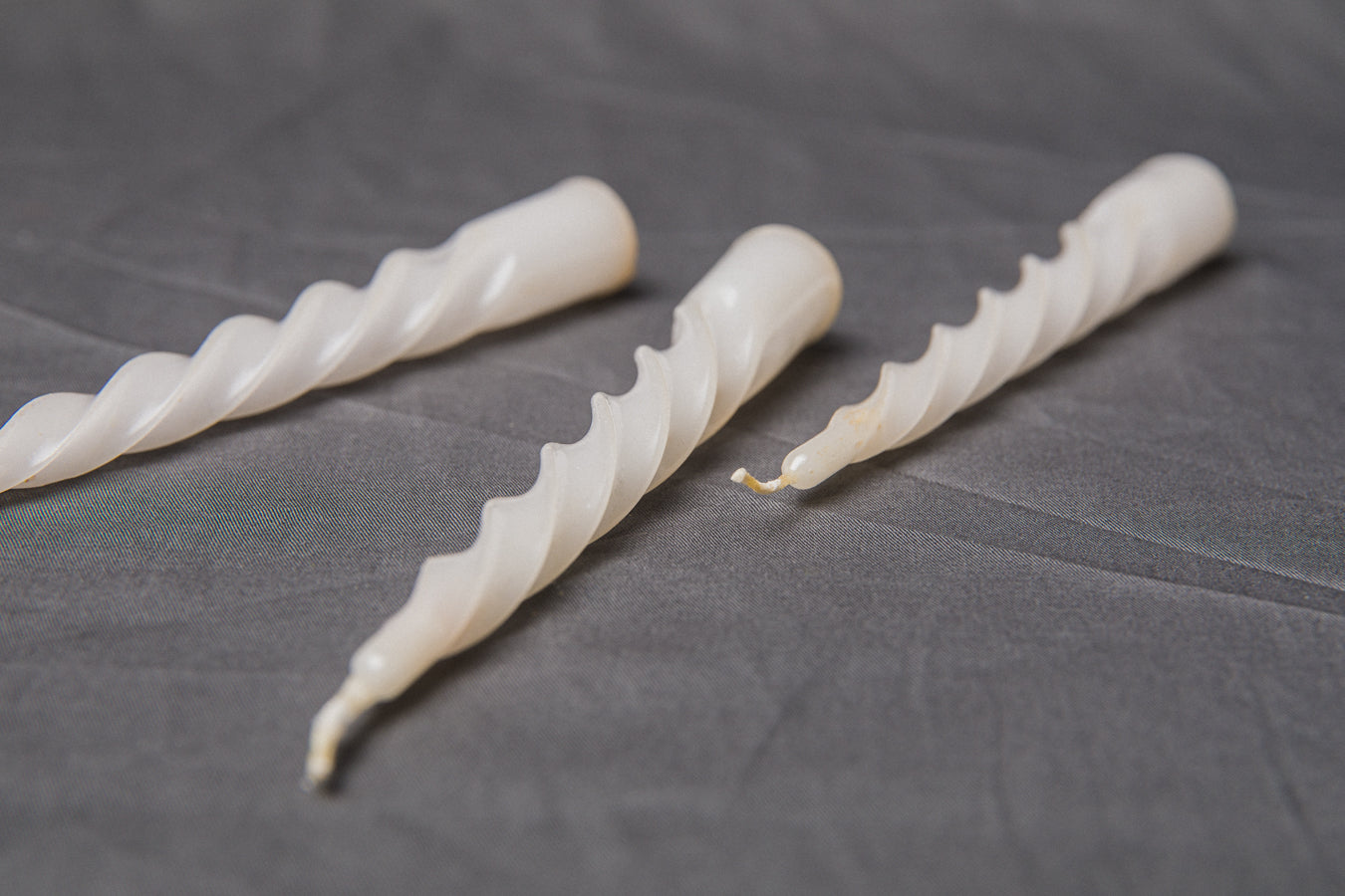 Pack of six spiral CANDLE small