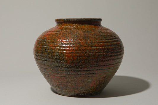 Round VASE by Pesthidegkút Ceramics Factory _ 748