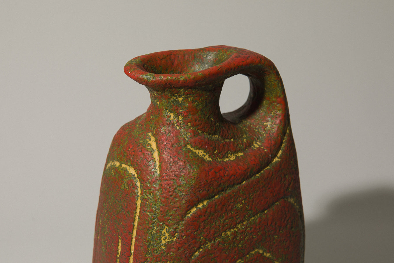 Large FLOOR VASE by Pesthidegkút Ceramics Factory