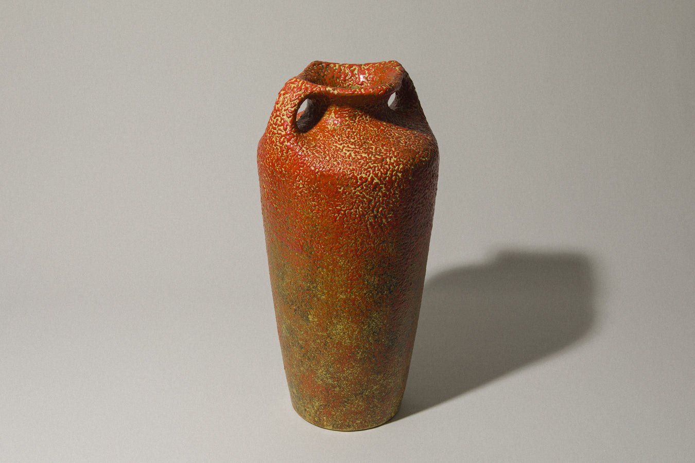 Large FLOOR VASE by Pesthidegkút Ceramics Factory _ 753