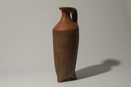 Large FLOOR VASE with three legs by Pesthidegkút Ceramics Factory