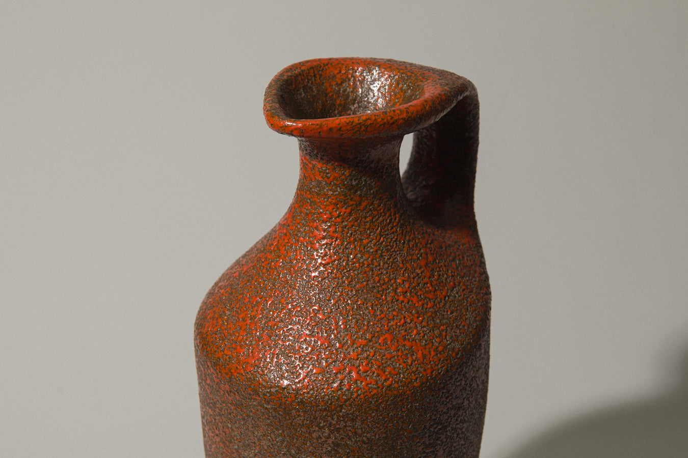 Large FLOOR VASE with three legs by Pesthidegkút Ceramics Factory