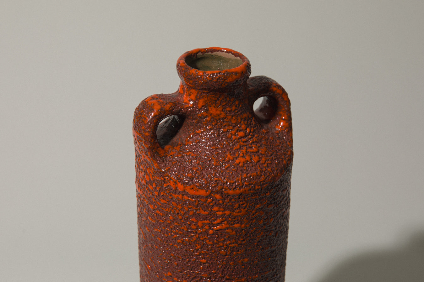 Tall VASE with handles by Pesthidegkút Ceramics Factory _ 759