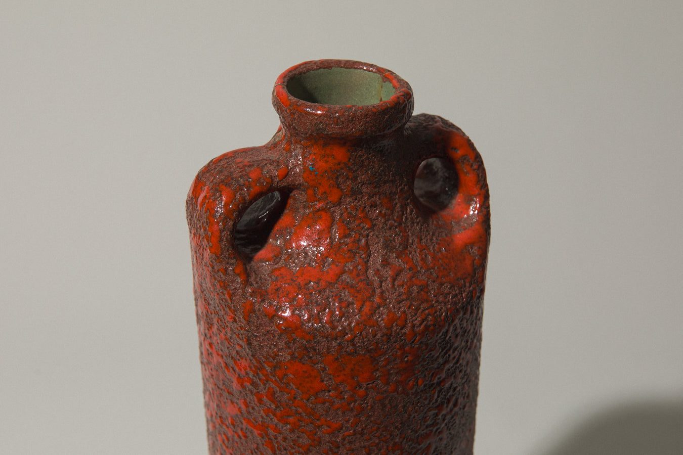 Tall VASE with handles by Pesthidegkút Ceramics Factory _ 760R