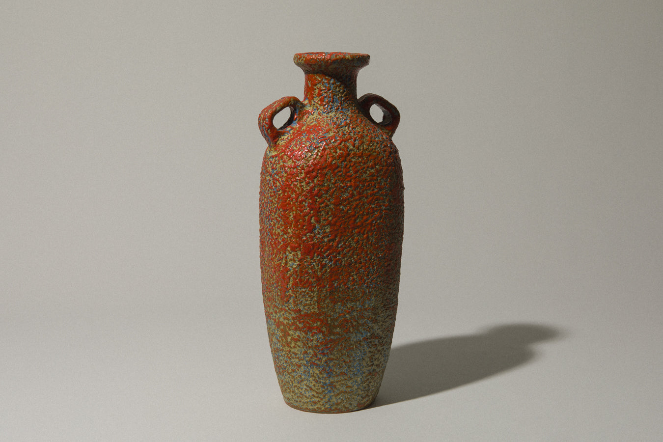 Medium two-handled VASE by Pesthidegkút Ceramics Factory _ 761