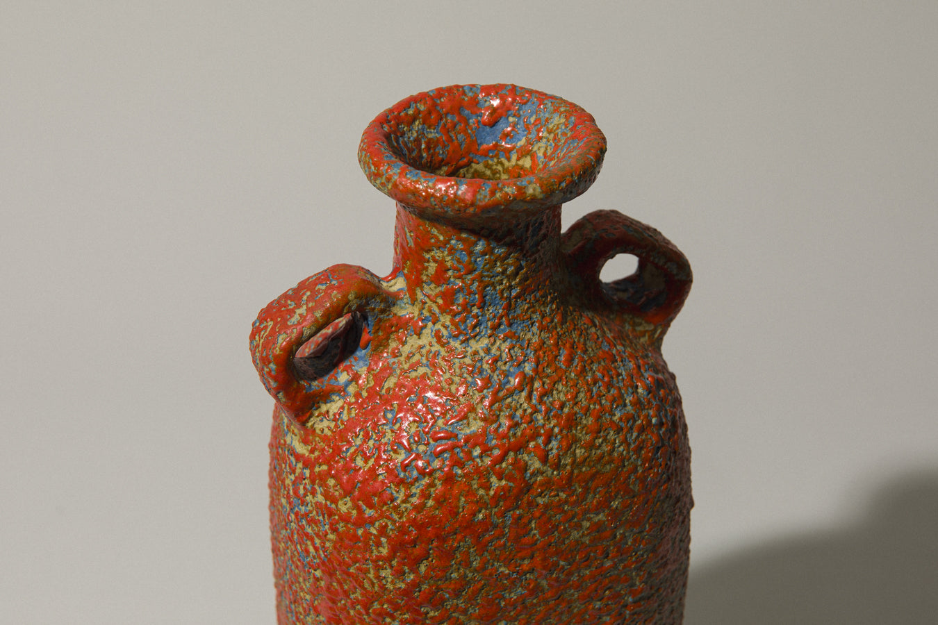 Medium two-handled VASE by Pesthidegkút Ceramics Factory _ 761