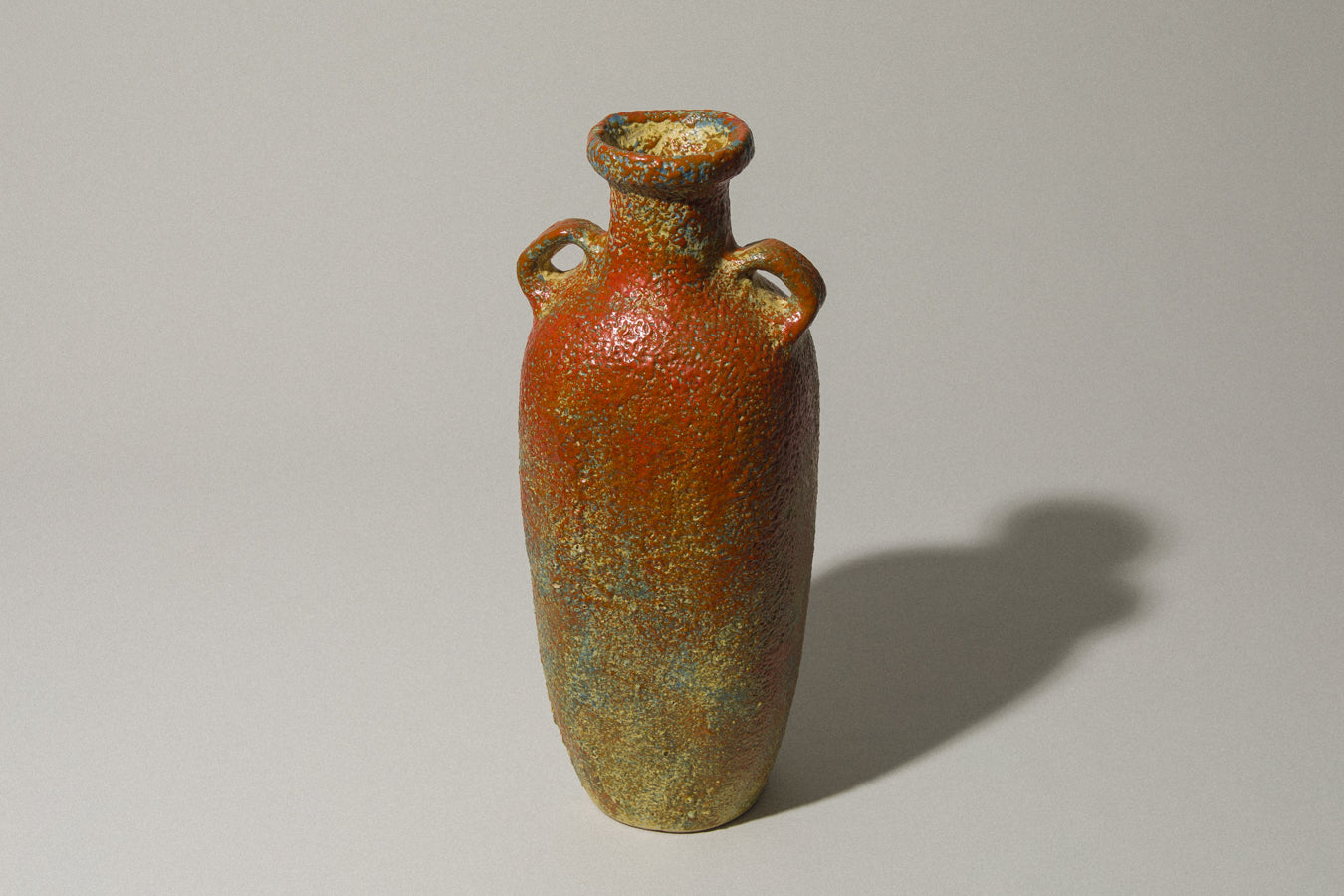 Medium two-handled VASE by Pesthidegkút Ceramics Factory _ 763