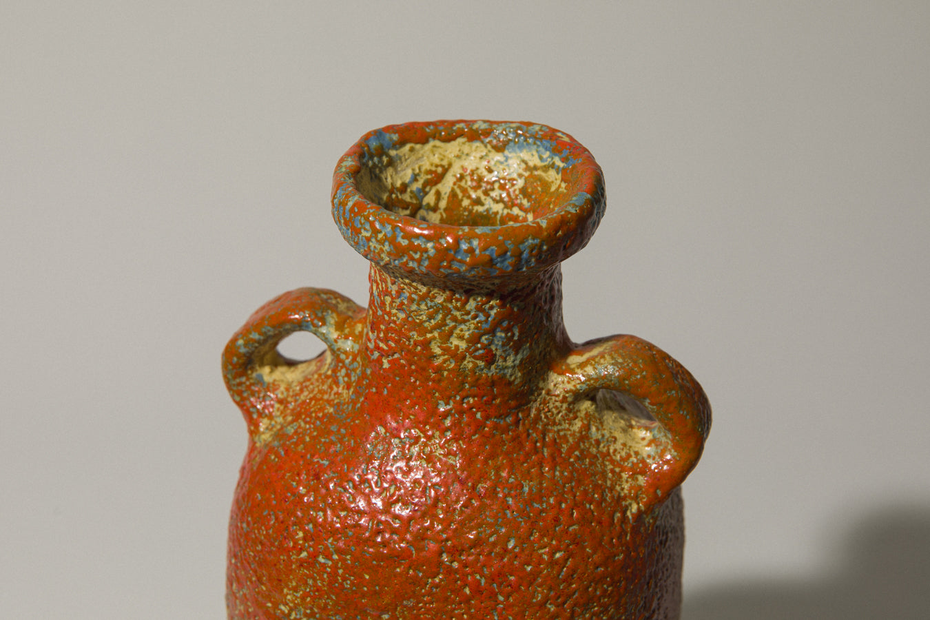 Medium two-handled VASE by Pesthidegkút Ceramics Factory _ 763