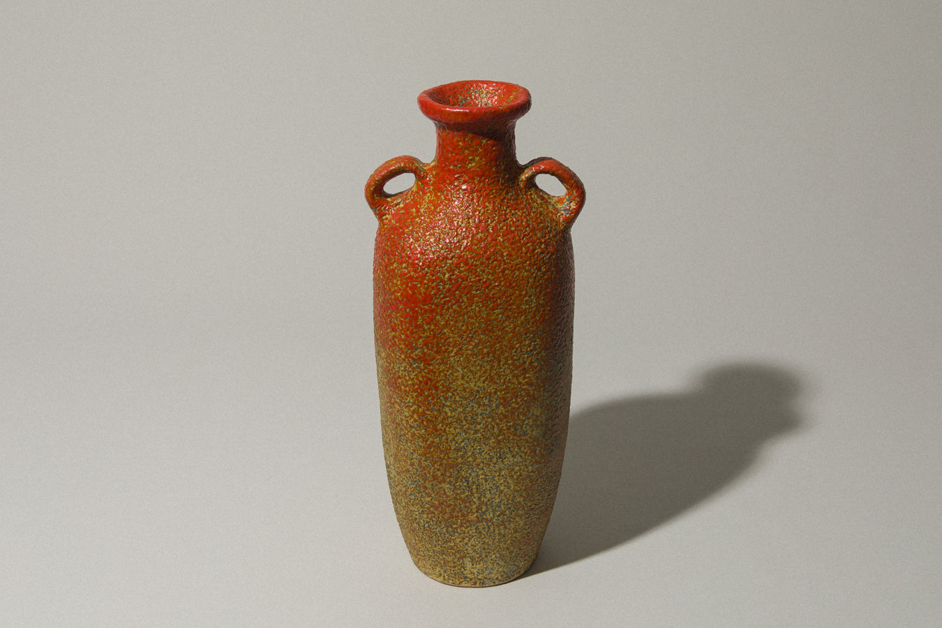 Medium two-handled VASE by Pesthidegkút Ceramics Factory _ 764