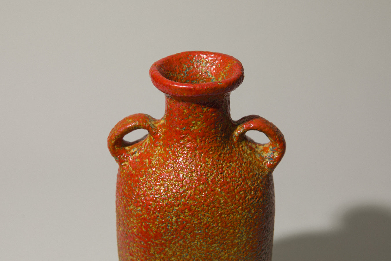 Medium two-handled VASE by Pesthidegkút Ceramics Factory _ 764