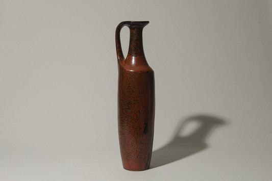 Tall handled VASE by Margit Csizmadia