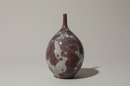 Porcelain VASE with crystalline-glaze