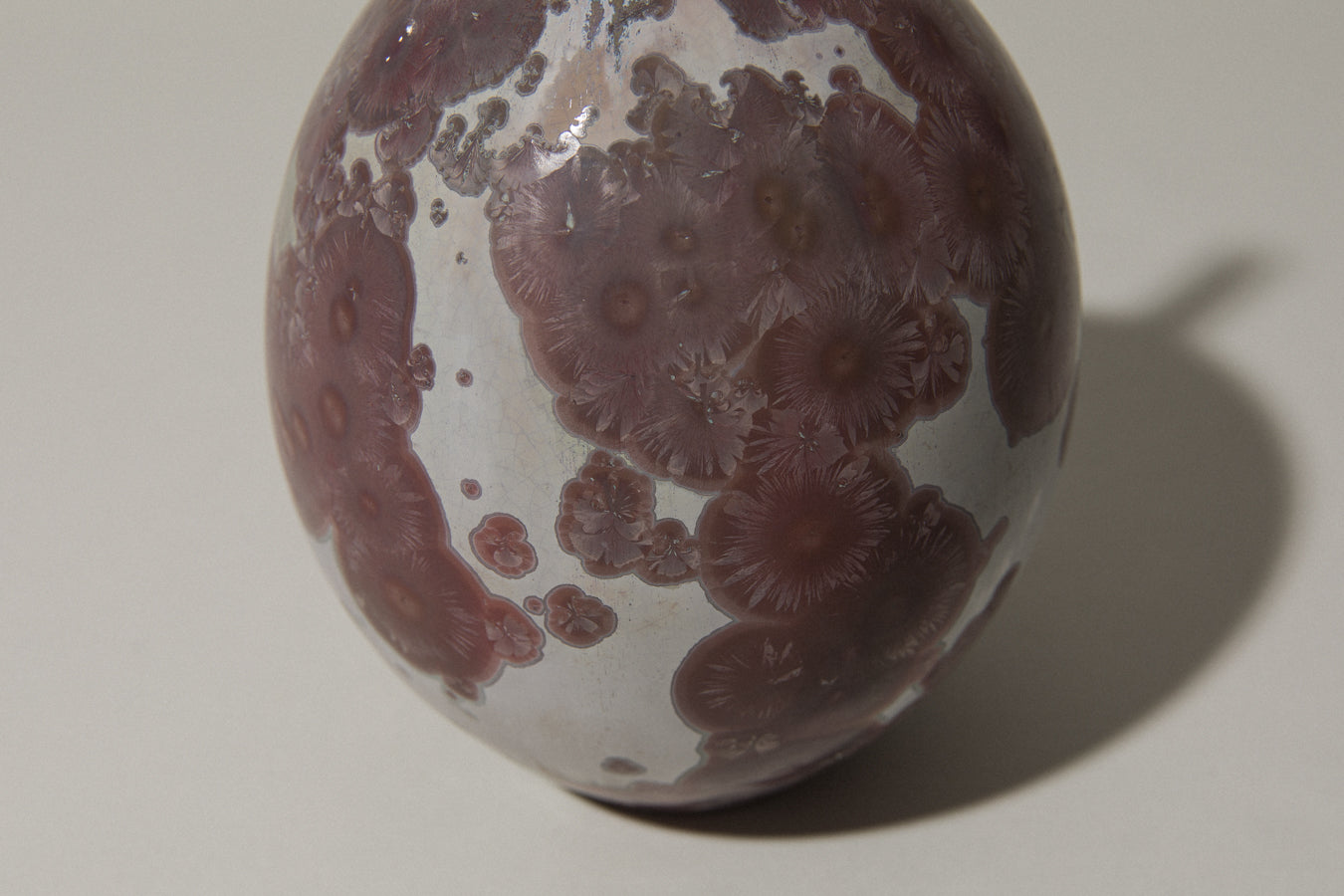 Porcelain VASE with crystalline-glaze