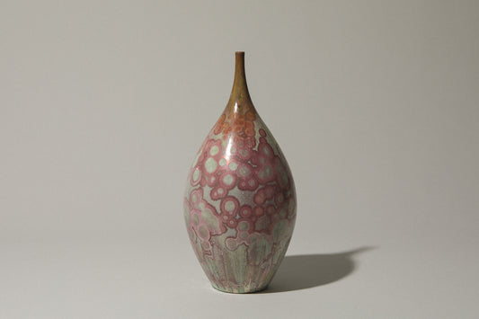 Porcelain VASE with crystalline-glaze