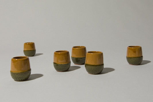 Set of six acorn SHOOTERS _ 842
