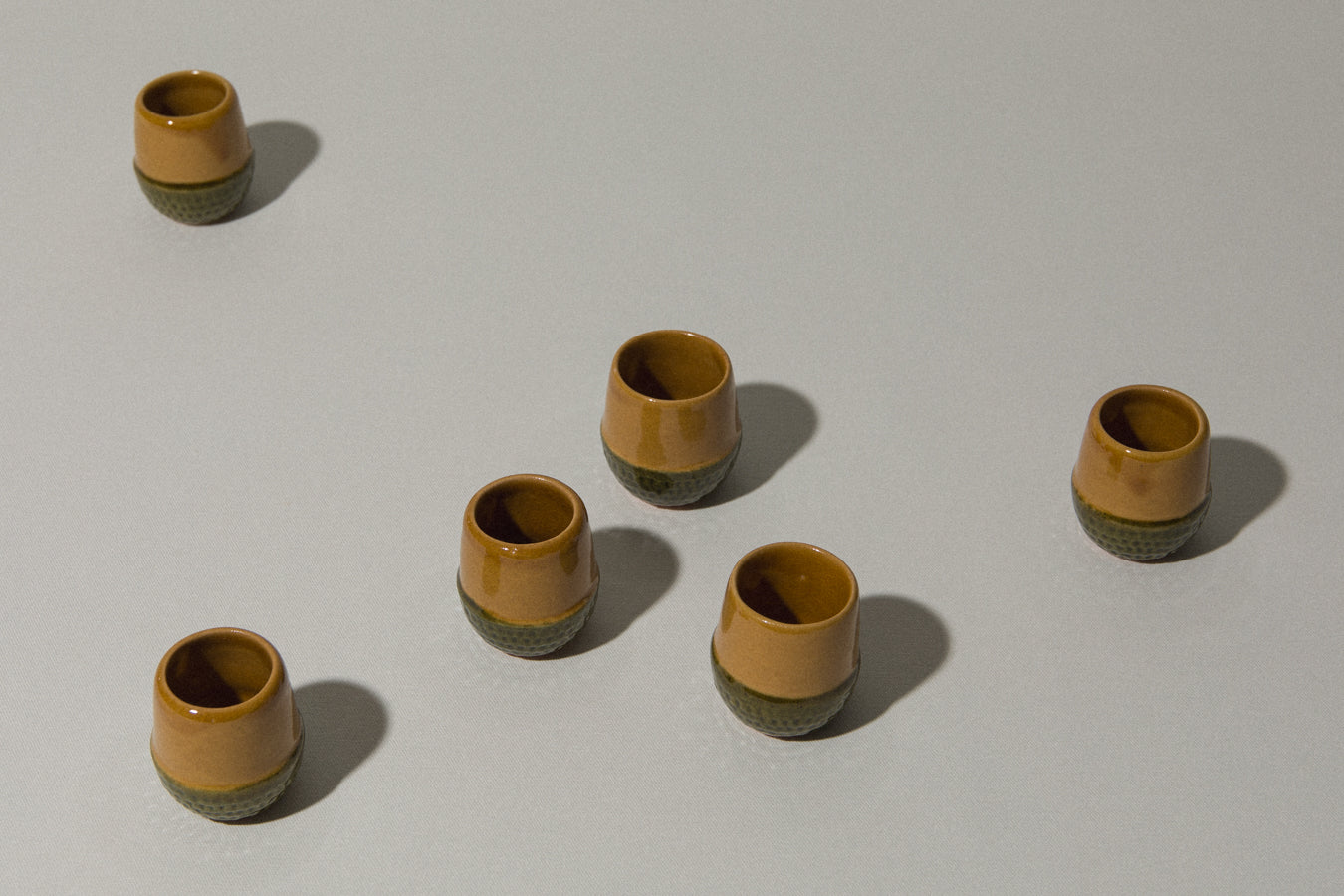 Set of six acorn SHOOTERS _ 842