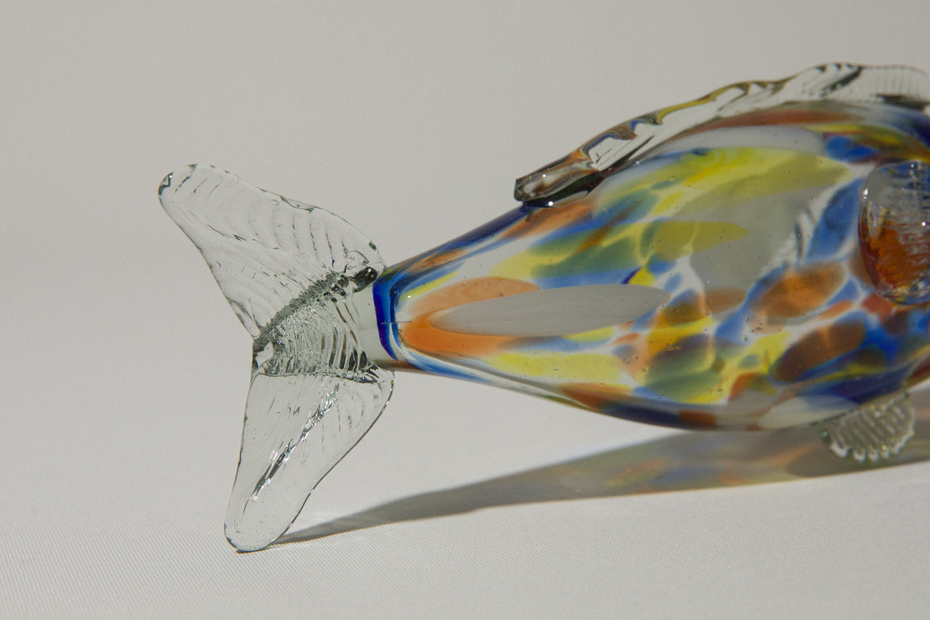 Speckled glass fish SCULPTURE