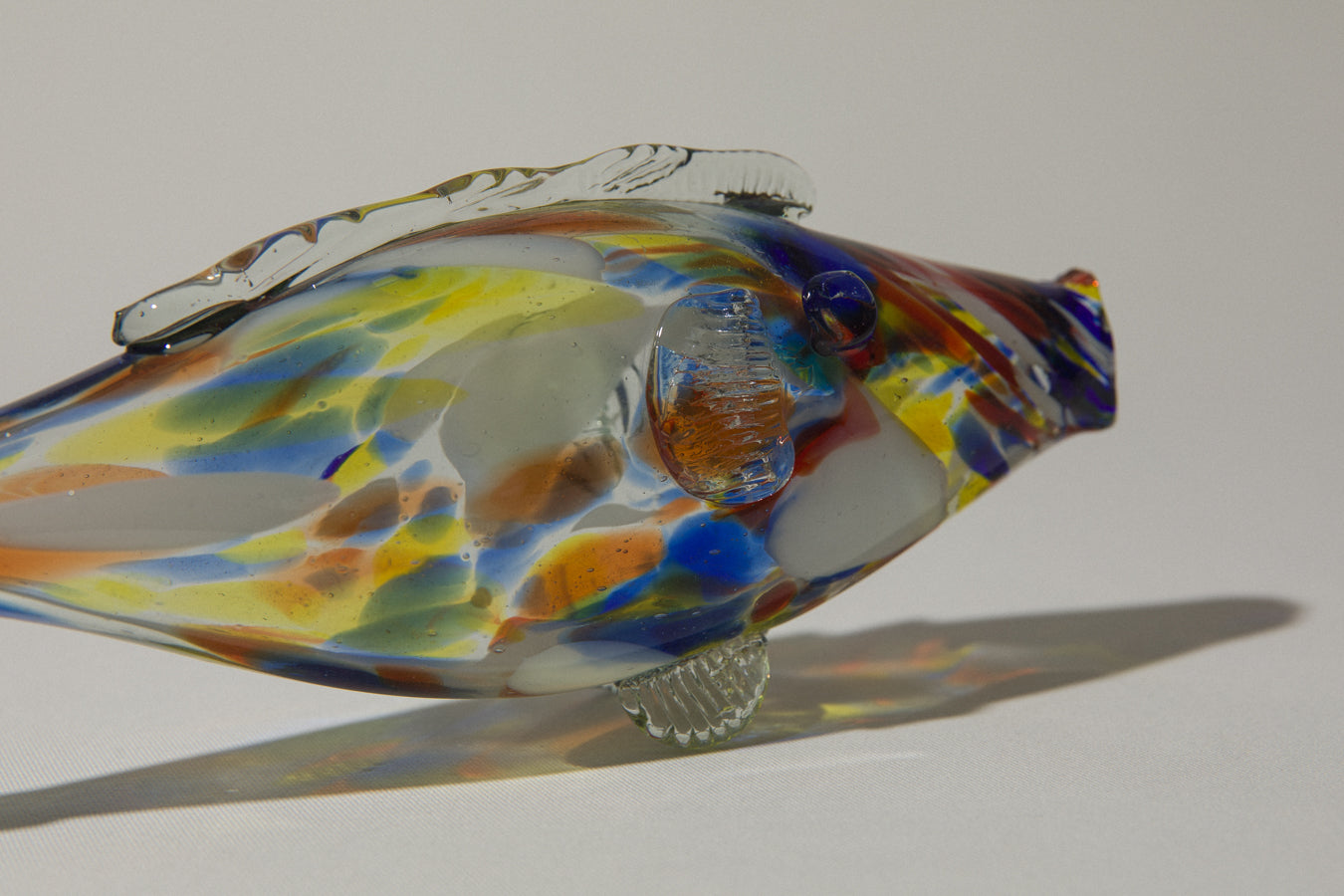 Speckled glass fish SCULPTURE