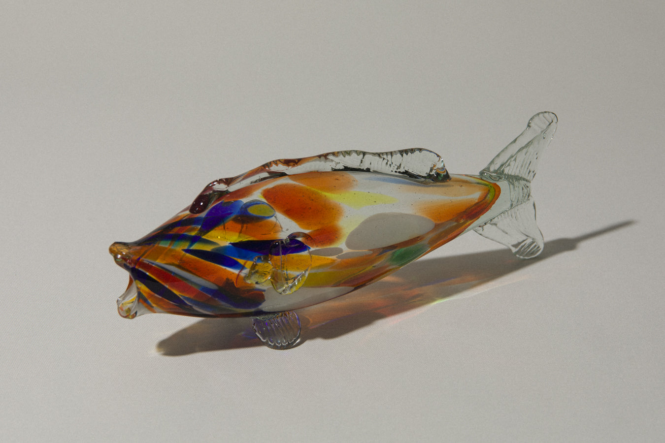 Speckled glass fish SCULPTURE