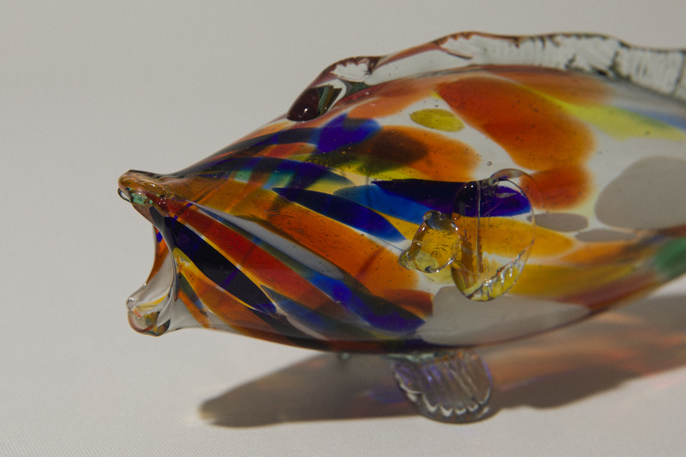 Speckled glass fish SCULPTURE