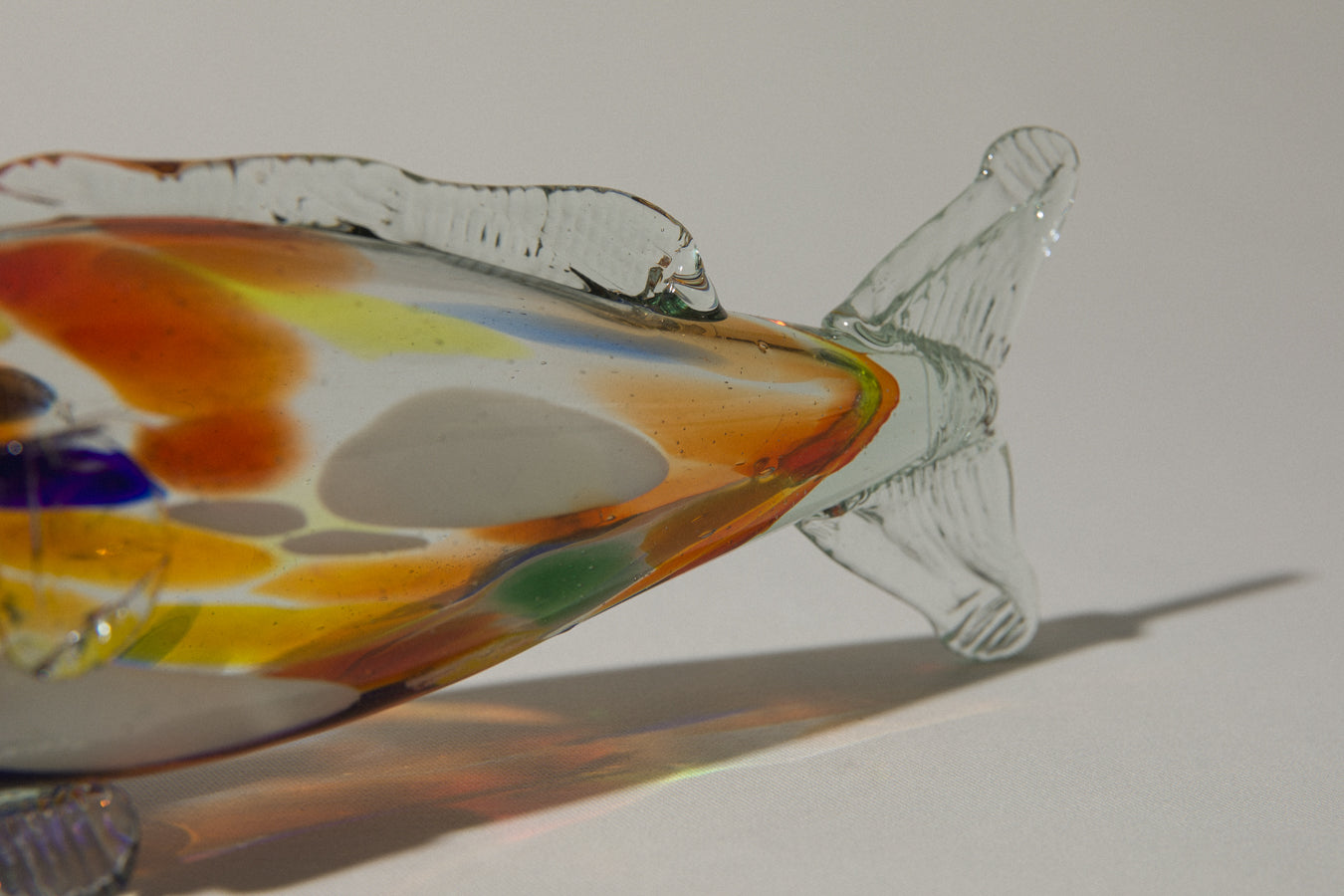 Speckled glass fish SCULPTURE