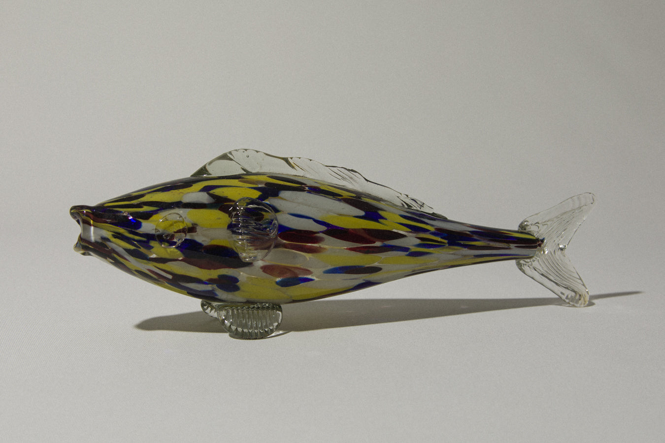 Speckled glass fish SCULPTURE