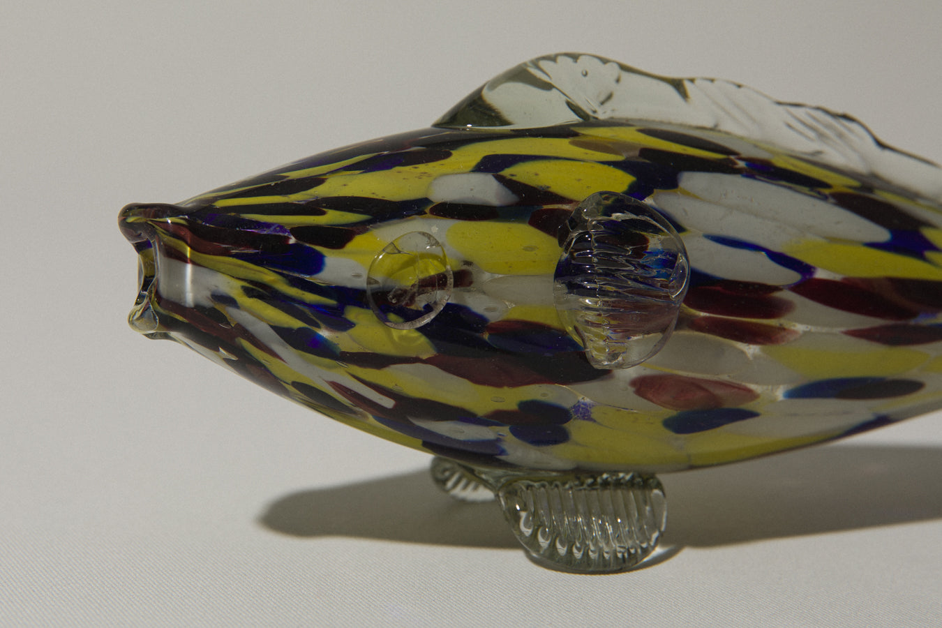 Speckled glass fish SCULPTURE