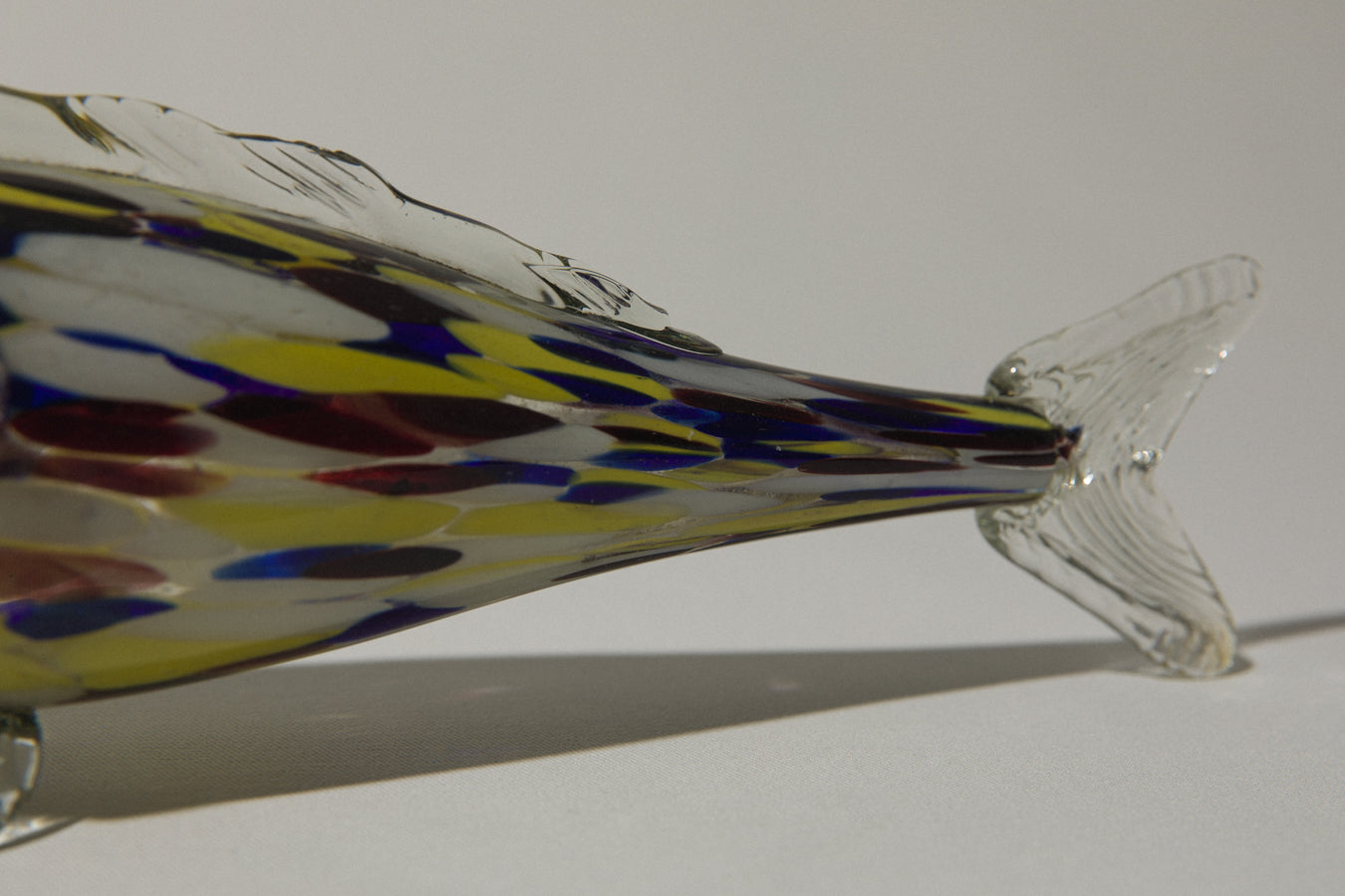 Speckled glass fish SCULPTURE