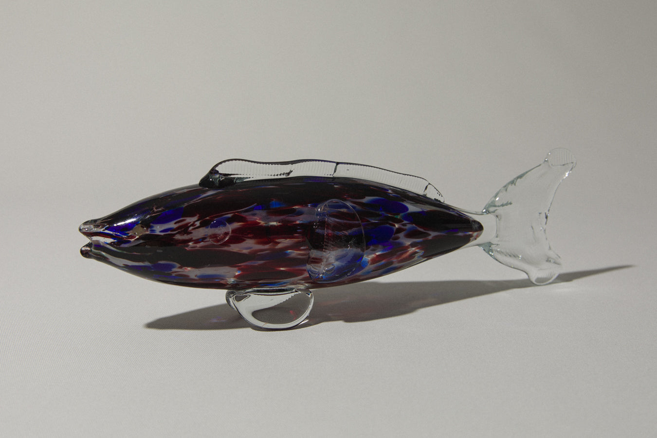 Speckled glass fish SCULPTURE
