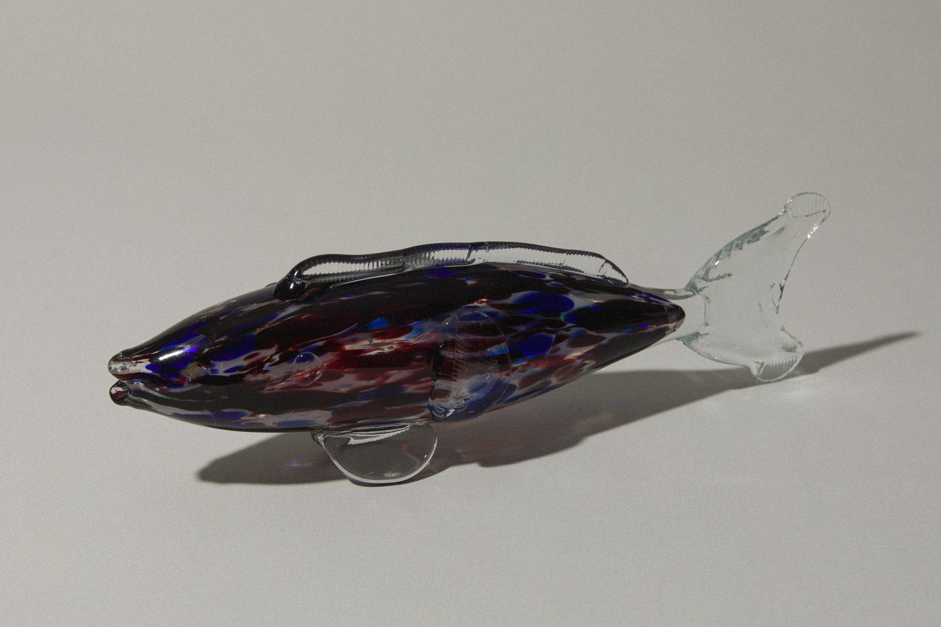 Speckled glass fish SCULPTURE