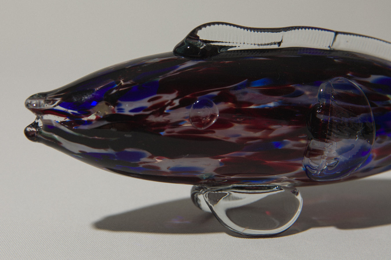 Speckled glass fish SCULPTURE