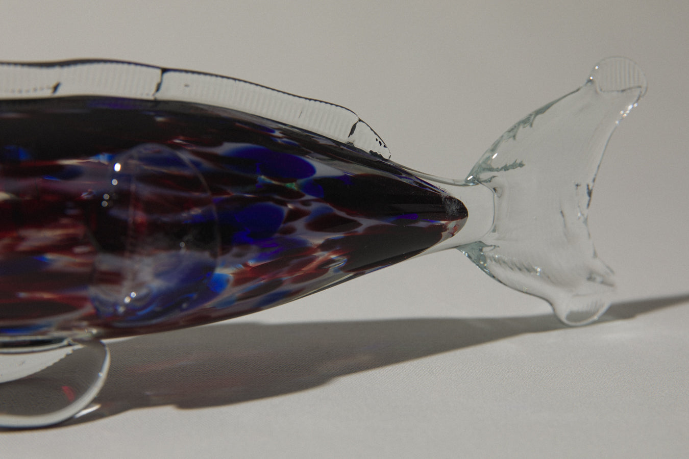 Speckled glass fish SCULPTURE