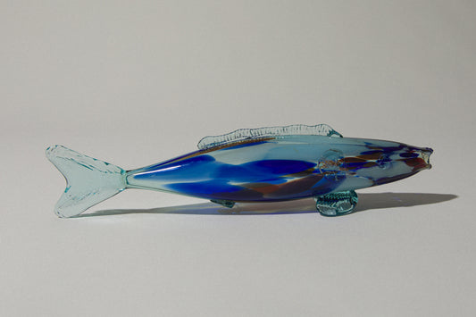Speckled glass fish SCULPTURE