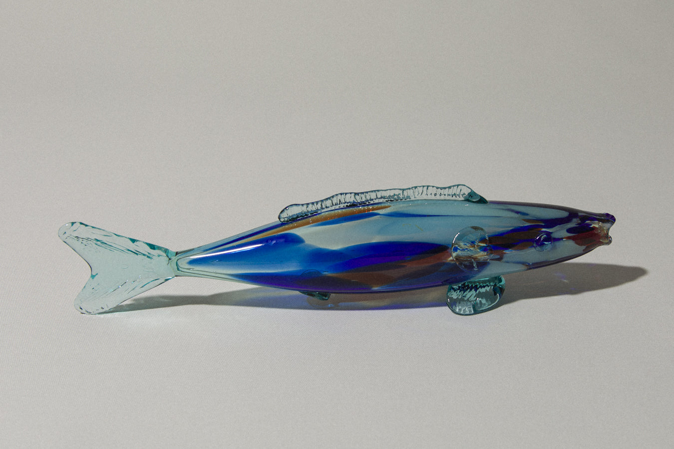 Speckled glass fish SCULPTURE
