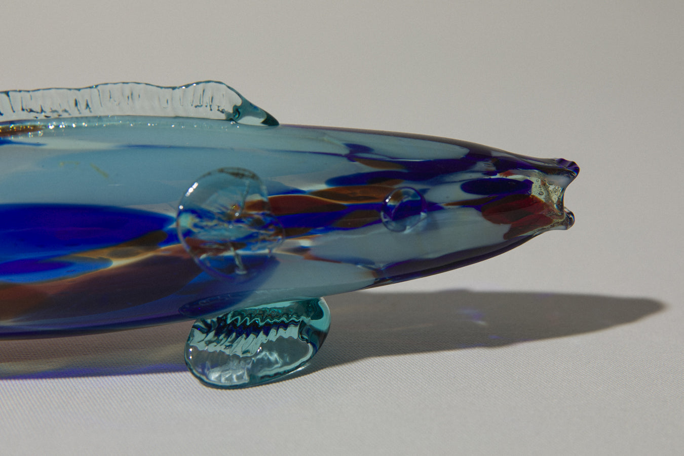 Speckled glass fish SCULPTURE