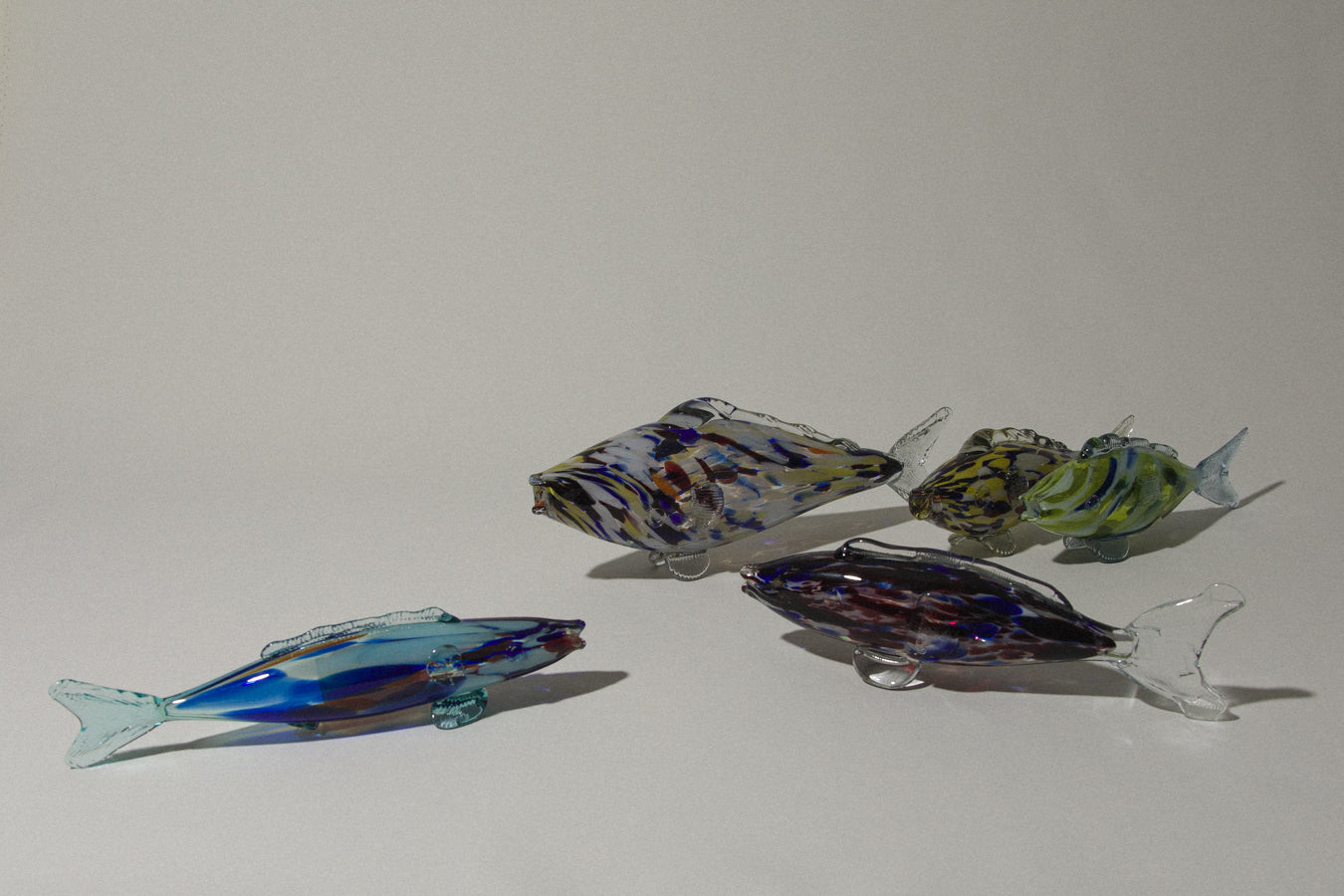 Speckled glass fish SCULPTURE