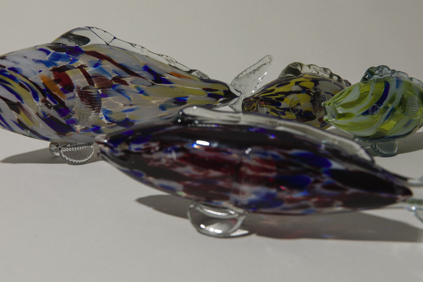 Speckled glass fish SCULPTURE