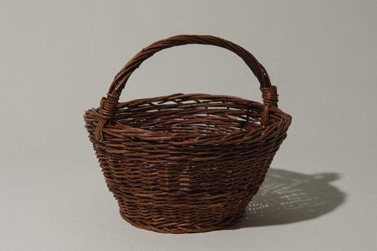 Wicker BASKET with handle