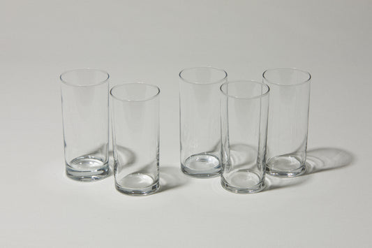 Set of five  drinking GLASSES