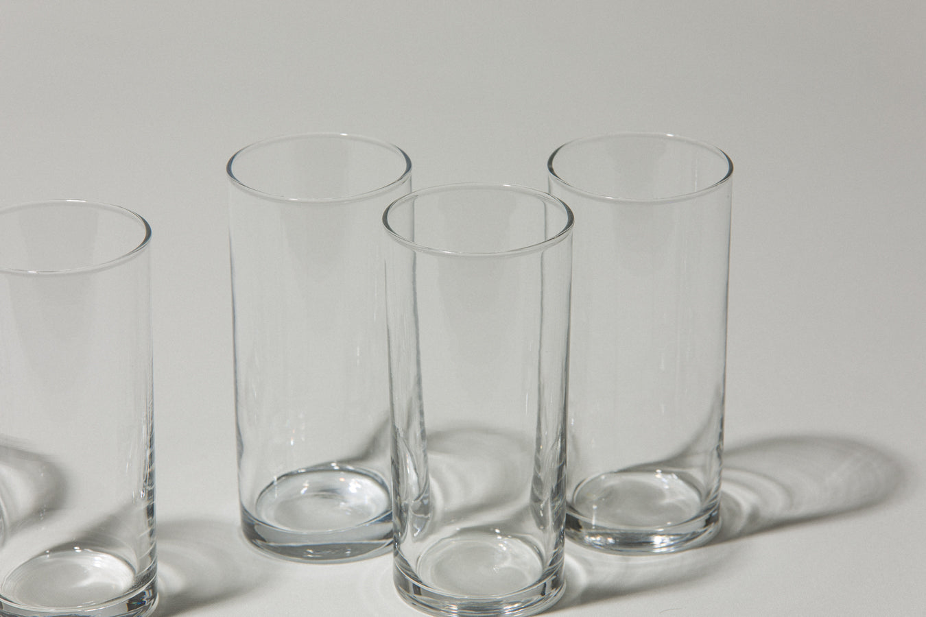 Set of five  drinking GLASSES