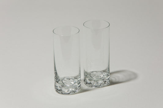 Set of two drinking GLASSES