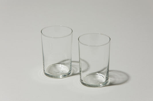 Set of two drinking GLASSES